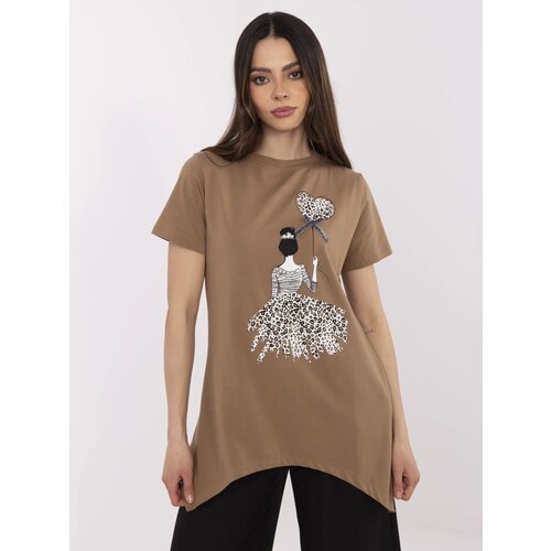 Calimera Blouse-CLM-BZ-1702.89-light brown Cene