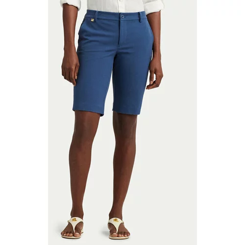 Polo Ralph Lauren Kratke hlače iz tkanine 200791457032 Modra Slim Fit