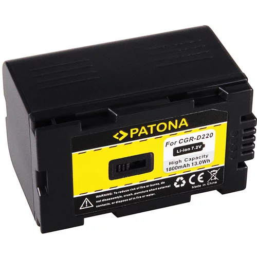 Patona Baterija CGA-D54S / CGR-D120 za Panasonic AG-DVC30 / NV-DS11 / NV-MX1, 1800 mAh