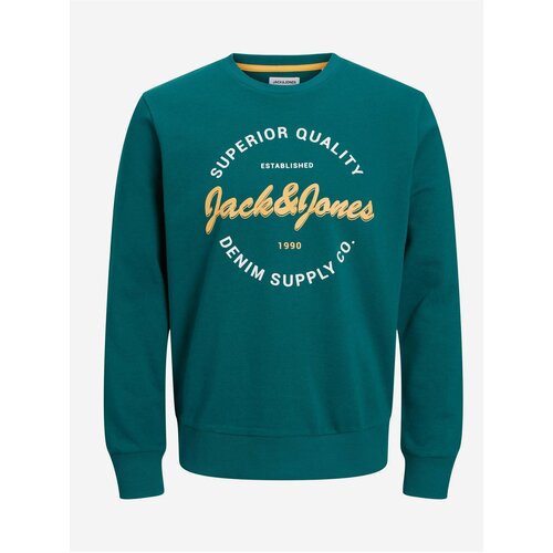 Jack & Jones Green Mens Sweatshirt Andy - Men Cene