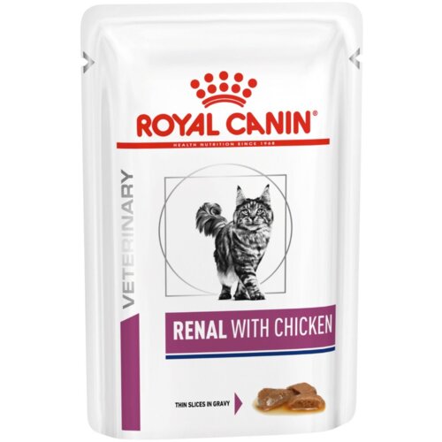 Royal_Canin veterinarska dijeta za mačke renal chicken 85g Slike
