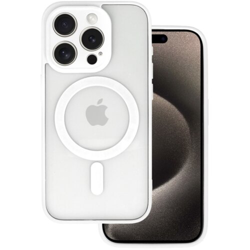  ZAŠTITNA MASKA AKRILNE BOJE ZA IPHONE 15 BIJELA Cene