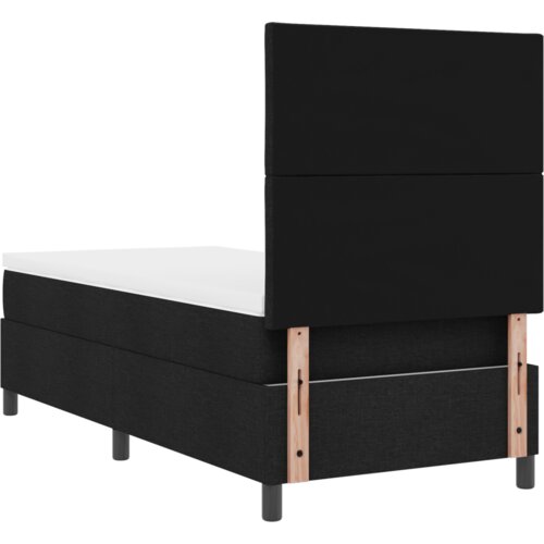  Okvir kreveta s madracem i LED crni 90x190 cm tkanina Slike