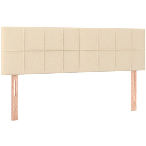  Uzglavlja krem 144x5x78/88 cm od tkanine Slike