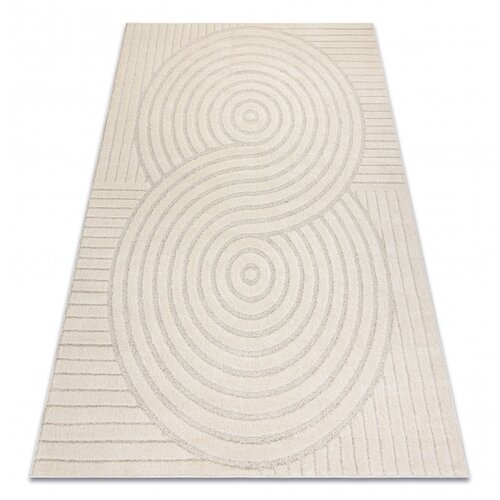 RugsX DUNE 2507 preproga kremna – geometrijska, linije, struktura 120x170 cm, (5000231506) Cene
