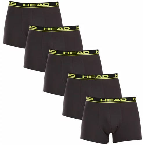 Head 5PACK Men's Boxer Shorts Grey