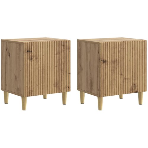vidaXL Noćni ormar 2 pcs Hrast artisan 43 x 34 5 x 50 cm - Hrast artisan 2 Cene