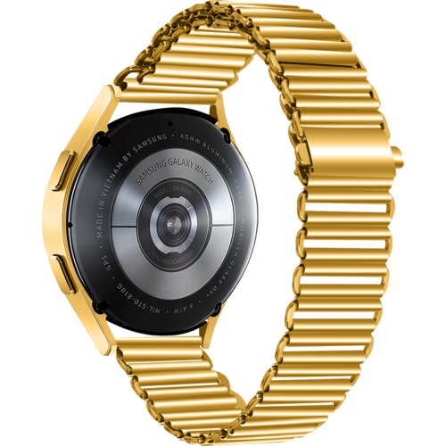 INF Pa&scaron;ček za uro iz nerjavečega jekla Gold 20 mm Samsung Watch s / Samsung Watch 5 / Huawei GT, (21236071) Cene