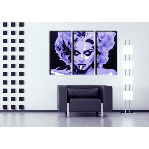  Ročno izdelana slika POP Art MADONNA 3-delna  (POP ART slike) Cene