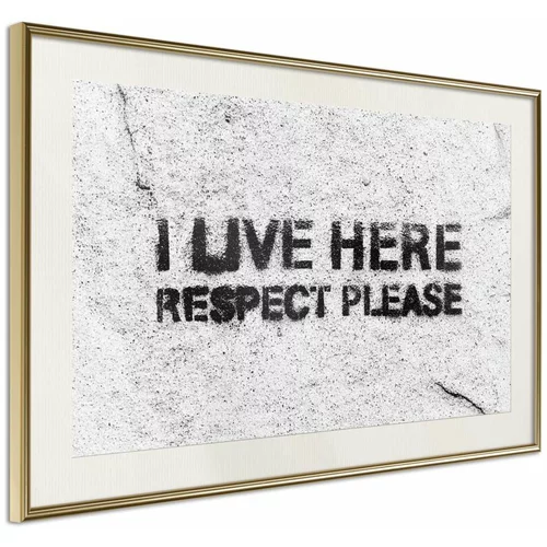  Poster - Respect 60x40