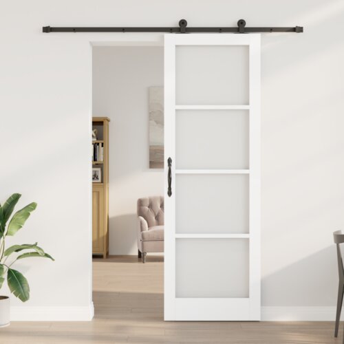 vidaXL klizna vrata s kompletnim okovom 'ORKDAL'Bijela 78x232 cm Cene