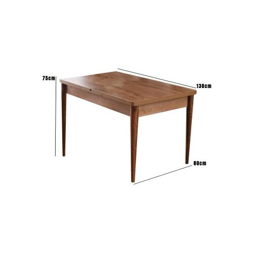  Ahşap kelebek - 1231 walnut extendable dining Cene