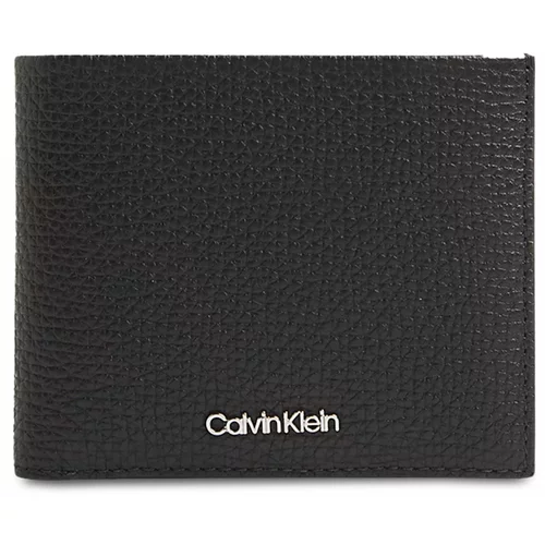 Calvin Klein Denarnica črna / srebrna