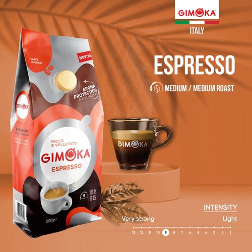 GIMOKA Espresso SCREV CAP beans Пржена кафа у зрну 1000G Cene