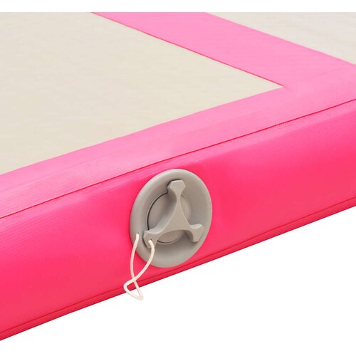  Strunjača na napuhavanje s crpkom 600 x 100 x 10 cm PVC roza Slike