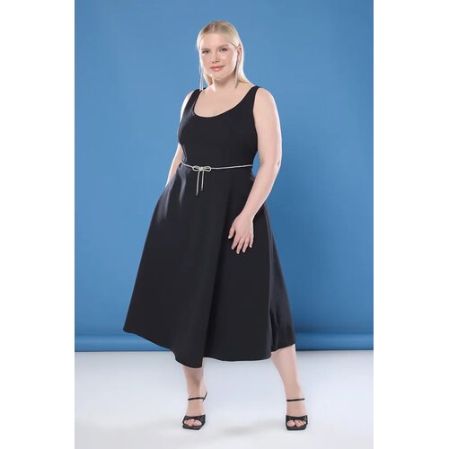Trendyol Ženska haljina TBBSS25AH00143, Crna Cene
