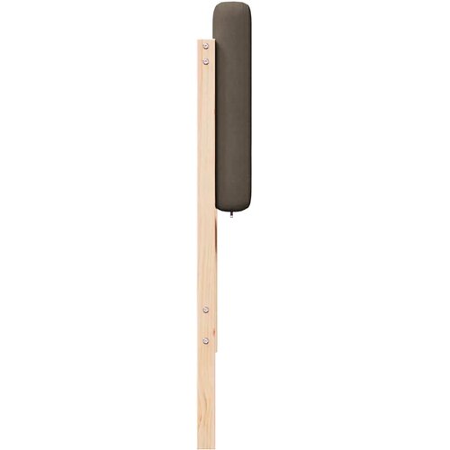  Tapecirani uzglavlje Smeđa i taupe 90 cm Čvrsto borovo drvo Slike