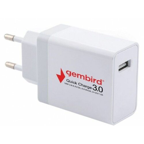 Gembird NPA AC36 QC3.0 brzi punjac +Type C USB kabl,18W 3.6 6.5V 3A, 6.5V 9V 2A, 9V 12V 1.5A349 Cene