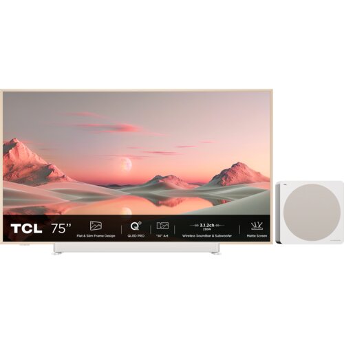 Tcl TV QLED Frame TV 75A300 Pro Google TV, (76056) Cijene