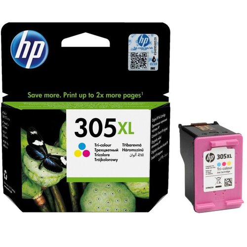 HP 305XL 3C ORIGINAL inkjet kertridž - XL kapacitet, kolor (tri-colour) / 3YM63AE Slike