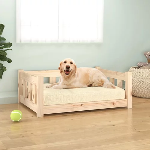  krevet za pse 75,5 x 55,5 x 28 cm od masivne borovine