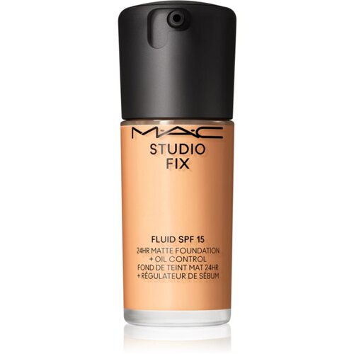 MAC Cosmetics Studio Fix Fluid SPF 15 24HR Matte Foundation + Oil Control matirajoči tekoči puder SPF 15 odtenek NC25 30 ml Slike