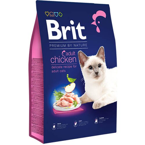 Brit Premium by Nature Cat Adult Chicken - hrana za odrasle mačke sa piletinom (1,5kg, 8kg) 8kg Cene