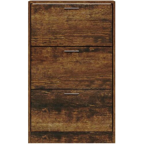  za cipele boja hrasta 63x24x103 cm konstruirano drvo Slike