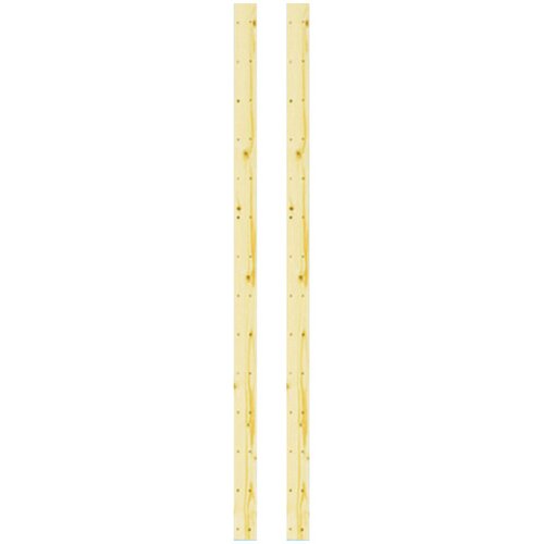 REGALUX regalsystem heavy sustav bočnih profila (visina: 174 cm, 2 kom., drvo) Cijene
