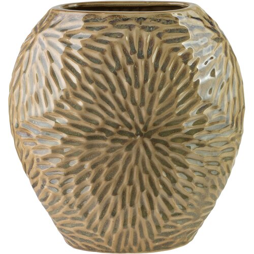Mondex Vaza keramika Yarine 25x12x26 cm bež 1 kos, (5000191520) Cene