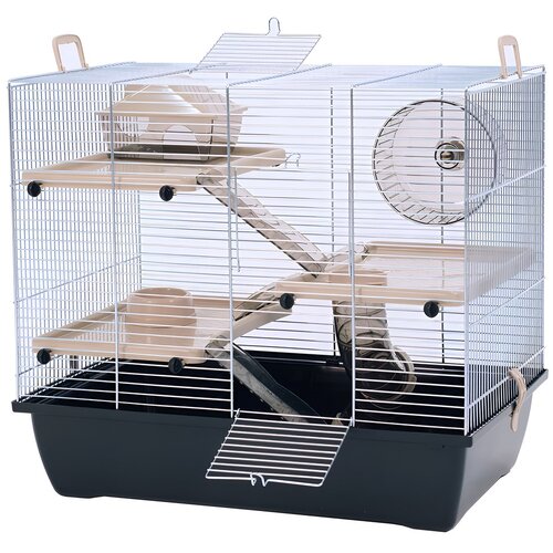 INTER-ZOO Pinky 3 Zinc Black - cage for a hamster Slike