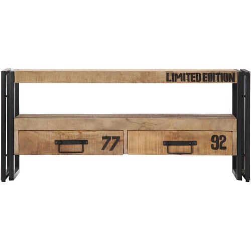 Maison Chic TV omarica - TV stojalo - Televizijska omarica 100x30x45 cm trden mangov les, (21702334) Cene