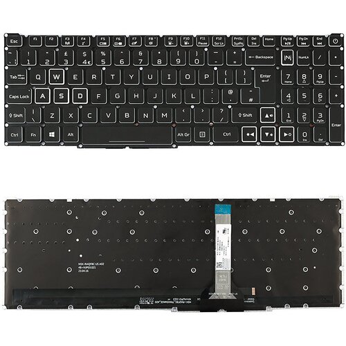  Tipkovnica Acer Nitro AN515-56 AN515-57 AN517-55 - Bela Cene