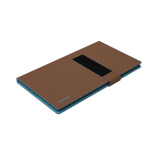 NOBRAND Torbica flip za tablice reboon booncover M2 - rjava - 222 x 135 x 9 mm Cene
