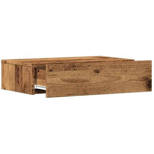  ormarić s LED svjetlima staro drvo 60x35x15,5 cm Slike