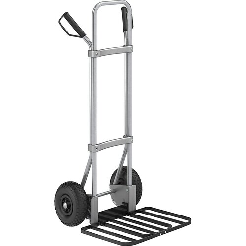 eurokraft pro voziček za prevoz vreč, pocinkan, nakladalna površina za pakete šxg 430 x 450 mm, črne barve, kolesa z zračnico Cene