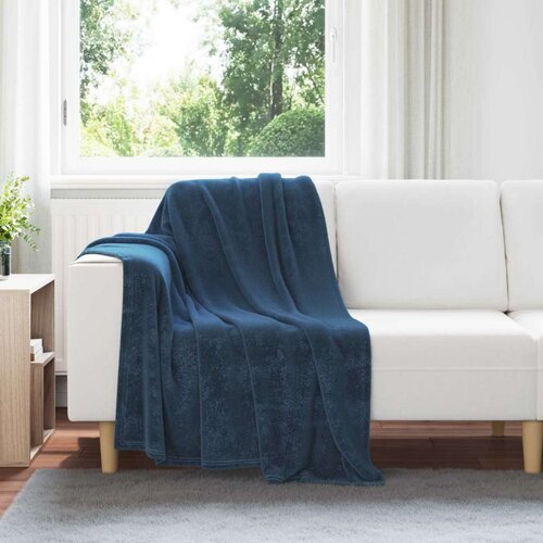  Odeja Temno modra 130 x 150 cm Flis, (5000288172) Cene