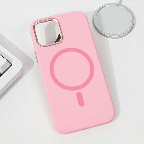 Torbica Magsafe za iPhone 12 6.1 roze Slike