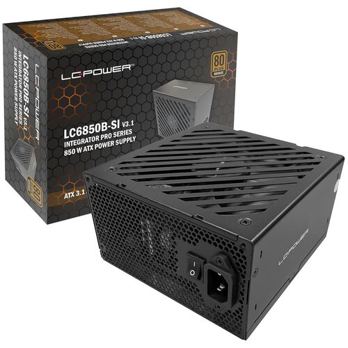 LC-Power PSU 850w Bronze 80+, ATX, 135mm fan, APFC, 3xPCIe 6+2Pin, 4xSATA, black Cijene