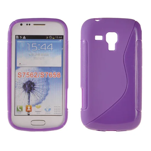  S silikonski ovitek Samsung Galaxy S duos 3 G313, TREND 2 S7570/S7572, ACE 4 vijola