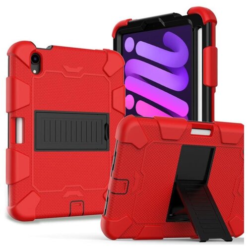 JTech Ohi&scaron;je za iPad Mini 6 8,3" s stojalom in naramnico Rdeče, (22025607) Cene