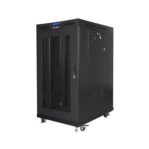 Lanberg FLOOR-STANDING RACK CABINET 19 22U 800X1000 BLACK PERFORATED LCD DOOR (FLAT PACK) V2 Cijene