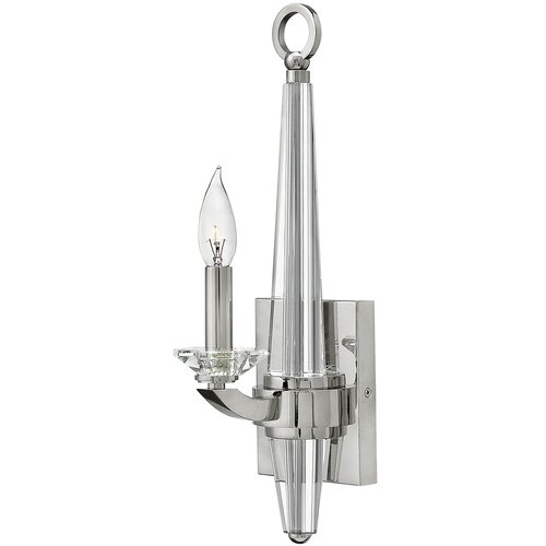 Quintiesse Ascher Stenska svetilka Hinkley z 1 lučjo, polirani nikelj, (22098883) Cene