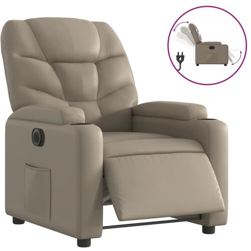 Maison Chic Električni naslanjač - Relax naslanjač kapučino umetno usnje, (22062310) Cene