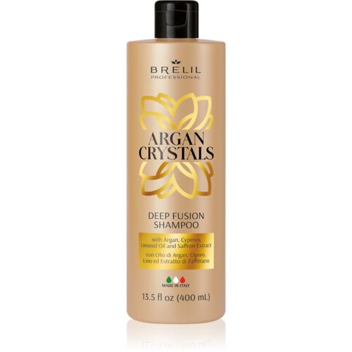 Brelil Professional Cristalli di Argan Deep Fusion Shampoo hidratantni &amp;scaron;ampon s arganovim uljem 400 ml Slike