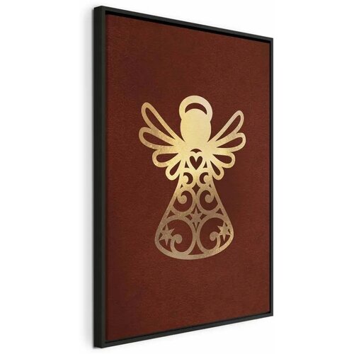  Slika - Angelic Gold (1 Part) Vertical 80x120 U crnom drvenom okviru Cijene