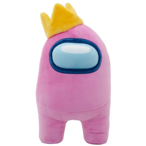 Yume Toys Among Us Official 12" Plush with accessory pink with Crown, (10912)