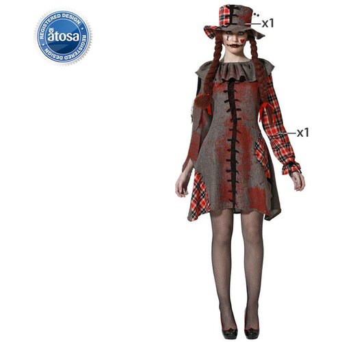  Svečana odjeća za odrasle Voodoo Lutka Siva Poliester XL Slike