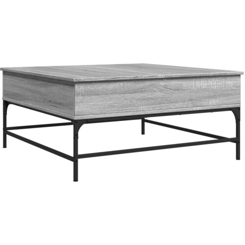  Stolić za kavu siva boja hasta 95 x 95 x 45 cm od drva i metala Slike