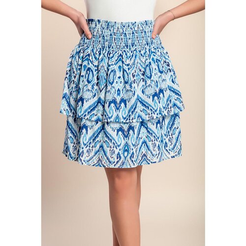 Fenzy Mini Suknja S Printom, Plava Slike